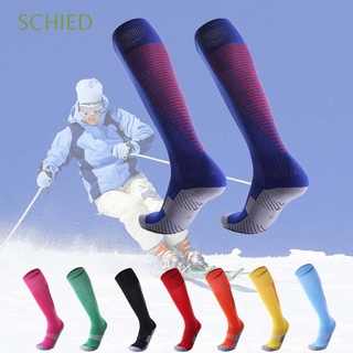 SCHIED 1 Pair Sports Socks Winter Football Stockings Stockings Cycling Climbing Running Long Sportswear Outdoor Sports Ski Socks/Multicolor