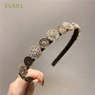 evan1 moda diadema reloj headwear banda de pelo mujeres accesorios de pelo francés estilo barroco coreano tocado aro de pelo