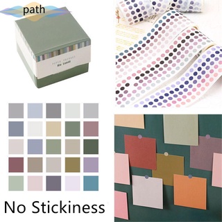 Path 150 hojas de papelería de papel de la escuela Memo Pad Morandi Color oficina marcador creativo diario manual notas/Multicolor