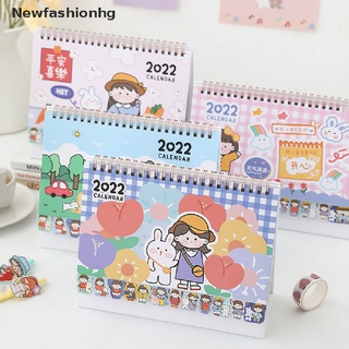 (newfashionhg) kawaii escritorio calendario plan cuaderno lindo grande escritorio niñas corazón calendario libro en venta (6)