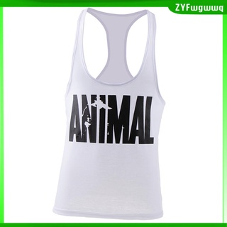 Camisa Sin Mangas Para Hombre/Camiseta Deportiva De Animales/Gimnasio De Tirantes (2)