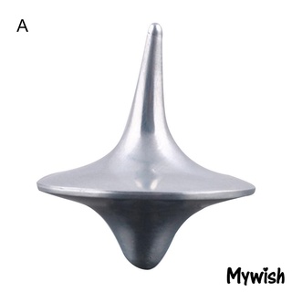Mywish Mini portátil dedo Spinning Top juguete giroscopio de Metal regalo para niños con dados (9)