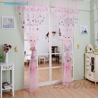MAR3 Lovely Balloon Floral Tulle Door Window Curtain Drape Panel Sheer Scarf Valances