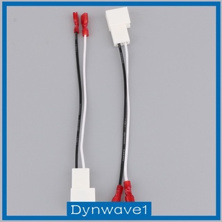 [DYNWAVE1] 2 conectores de telar de plomo adaptador de altavoz para Toyota 1987-2013 (3)