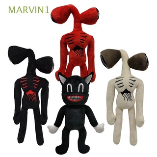 marvin1 animales de peluche sirena cabeza regalo de cumpleaños personaje horror juguete de peluche regalo de navidad blanco negro peluche juguetes anime plushie figuras para niños sirena peluche muñeca
