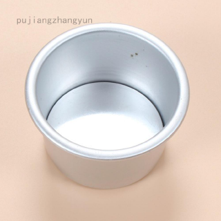 pujiangzhangyun herramientas de hornear aluminio 2 pulgadas fondo vivo molde de pastel ánodo gasa pastel molde móvil pastel herramienta