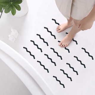 SANTA1 barcos bañera pegatinas escaleras cinta de ducha tiras de seguridad con raspador baño PEVA piscina escaleras autoadhesivas suelo de baño/Multicolor (5)