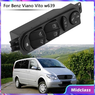 (Midclass) Master Power interruptor de ventana lado del conductor para Mercedes Benz Viano Vito W639