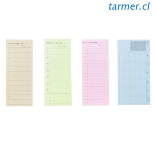 tar2 inventario semanal diario planificador mensual cuaderno notas adhesivas bloc de notas