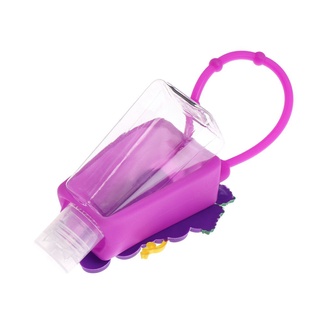 Gogoup color aleatorio 5 pzs accesorios portátiles para viaje bolsa contenedor De silicona redonda estuche botella De botella De silicón (9)