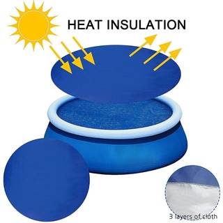 Top redondo cubierta de piscina Protector de tela de suelo cubierta Solar impermeable a prueba de polvo a prueba de lluvia para piscina inflable