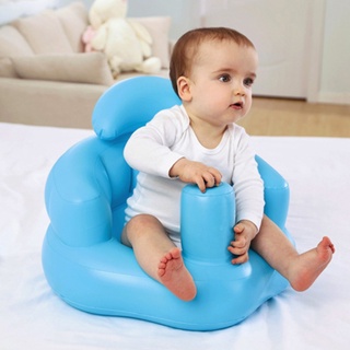 Wit portátil bebé aprendizaje asiento inflable silla de baño PVC sofá ducha taburete para jugar comer baño (7)