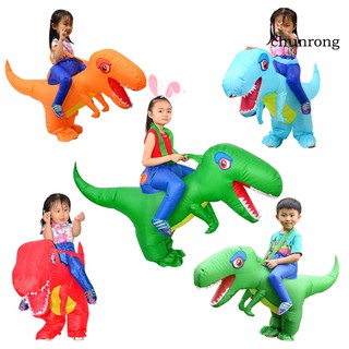 CR + Halloween Niños Inflable Paseo Dinosaurio Dragons Disfraz Cosplay Traje