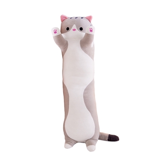 muñeca de gato largo lindo juguete de peluche suave gatito durmiendo almohada rápida casa d9a5 (6)