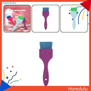 Hono* Nylon Wool Hair Tinting Brushes Painting Blending Hair Dyeing Brush Comfortable Grip for Beginners