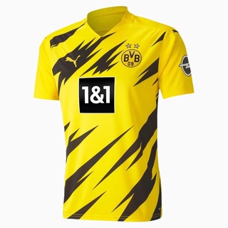 Temporada 21-22 casa BVB Dortmund fans de fútbol de manga corta T-shirt hombres y mujeres con la misma camisa