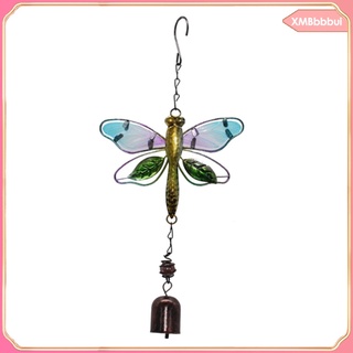 [xmbbbbui] campanillas de viento al aire libre colgante musical timbre de viento verde colibrí con 4 tubos
