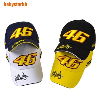 [babystarhb] gorra de carreras sombrero de coche motociclo racing moto gp vr 46 rossi bordado gorra de béisbol