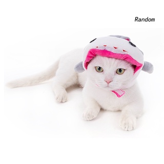 [RX] Sombrero De Gato Con Forma De Animal De Dibujos Animados Suave Y Lindo Para Perros/Traje Cruzado/Gorro Para Mascotas (4)