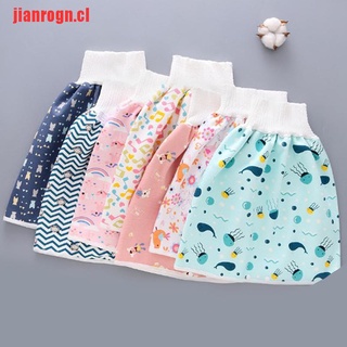 [jianrogn]falda de pañales para niños/pantalones cortos absorbentes para bebés/previenen mome