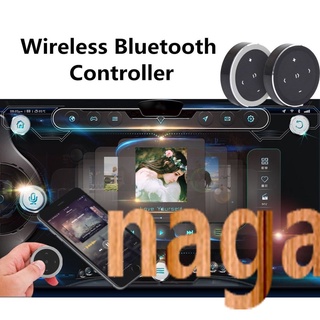 nagasea control remoto mp3 compatible con bluetooth inalámbrico montado en vehículos/control remoto para teléfono móvil/control remoto para volante de medios nagasea