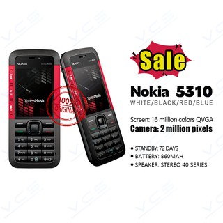 Nokia 5310 Xpress reproductor De Música Desbloqueado Bluetooth Mp3 antiguo función De teléfono Básico (1)