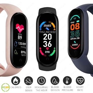 M6 Smart Band Bracelet IP67 Waterproof Smart watch Blood Pressure Fitness Tracker Smartband Fitness Wristbands Echo