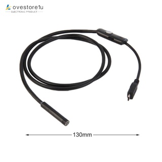 6LED 7mm Lens Endoscope Waterproof Inspection Borescope Camera for Android (5)