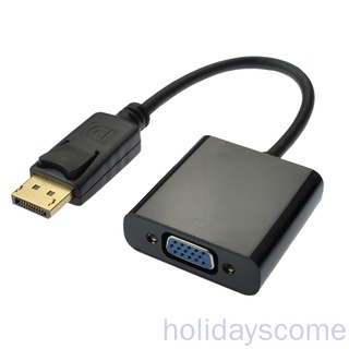 [HLCM] DisplayPort DP A VGA Adaptador Cable Macho Hembra Convertidor PC Ordenador Portátil HDTV Proyector