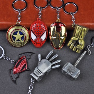 Captain America Thor's Hammer Fist Metal Keychain Car Pendant Creative Gift