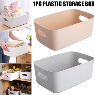 escritorio caja de plástico caja de almacenamiento organizador de plástico contenedor para escritorio cosméticos chica (1)