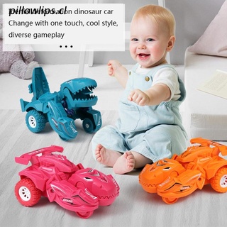 p.cl inercial deslizante modelo de coche dinosaurio deformación coche juguete anti-caída niños regalo