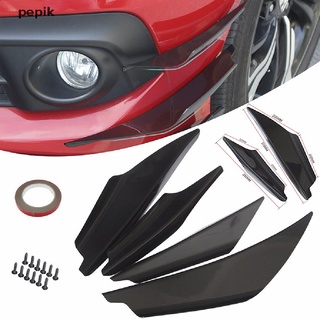 [pepik] 4 piezas universales para parachoques delanteros de coche, separador de labios, alerones de cuerpo, kit de reajuste [pepik]