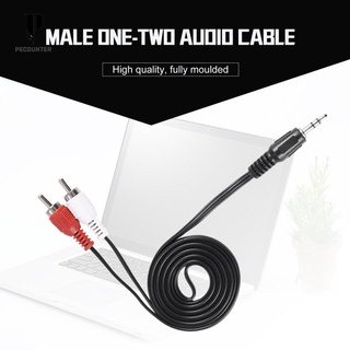 adaptador de 1/8 pulgadas jack a 2 rca macho adaptador de audio estéreo y cable adaptador kabel