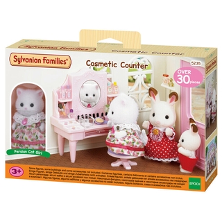 Sylvanian Families Cosmetic Counter with Persian Cat Girl - 5235