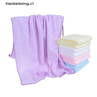 tiantaiming 1pc 140*70 cm suave microfibra bebé niños toallas de baño toalla de baño hogar toalla de playa [cl]