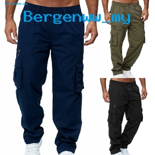 <Bergenww_my> Pantalones rectos para hombres rectos, fáciles de la piel, sueltos para uso diario