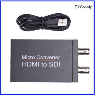 1080P HDMI to SDI Converter Accessories Parts for Camera TV Computers Gray
