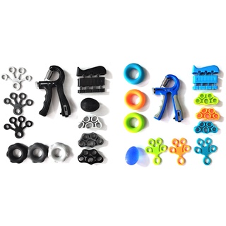 Hand Grip Strengthener Kit for Rehabilitation and Stress Relief,Blue (1)
