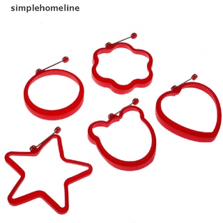 Simplehomeline: molde de silicona para huevos fritos, molde para panqueques, cocina, herramientas para huevos (8)