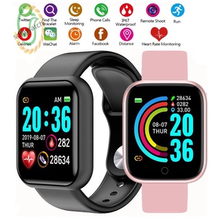 Y68 smartwatch (En stock) Y68 sport Para Iphone/Xiaomi smart watch Mujer (1)