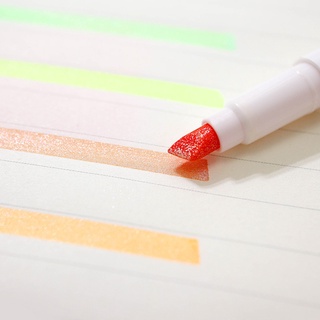 Flash 5mm slanted color caramelo marcador conjunto de 12 colores DIY diario trabajo marcador rotulador (4)