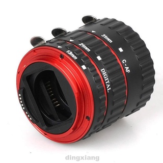 Phtography Red tubo De extensión accesorios De Metal Para Canon Eos (5)