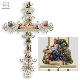 La Vida De Cristo Colección Mostrar La Cruz Pegatina De Pared Adhesivo Religioso De La Biblia Accesorios Y Cristianos