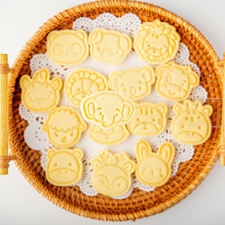 Cute Animal Cookie Plunger Cutters Fondant Cake Mold Biscuit Sugarcraft Decorating Tools (4)