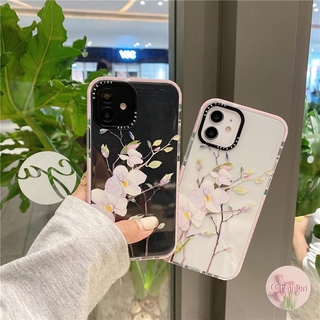 Flower iPhone Case For iPhone 11 12 Pro Max X Xs Max XR 8 7 SE Soft Cover iPhone Casing Clear TPU Casetify