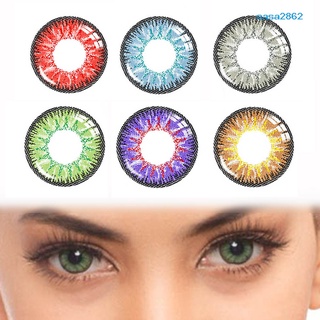 sasa lentes de contacto cosméticos ultrafinas de 6 colores de 0 grados para fiestas cosplay maquillaje