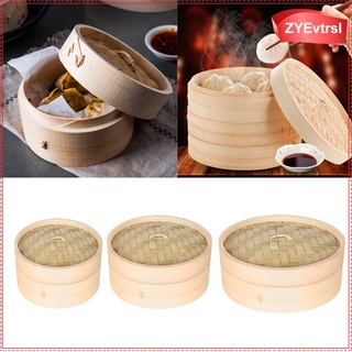 6\\\" cocina de bambú vaporizador cesta cocina para cocinar arroz bola de masa bocadillos (6)