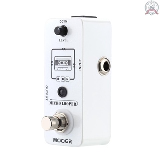 mooer micro looper mini loop grabación efecto pedal para guitarra eléctrica true bypass