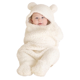 Envolturas de lana para bebé recién nacido, sacos de dormir, envolturas de bebé, mantas y envolturas de 55 x 29 cm, 0-3 meses